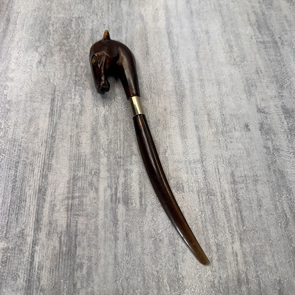 Vintage Horse Head 9.5" Letter Opener Birks, Made in Italy